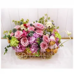 New Baby Blossom Basket