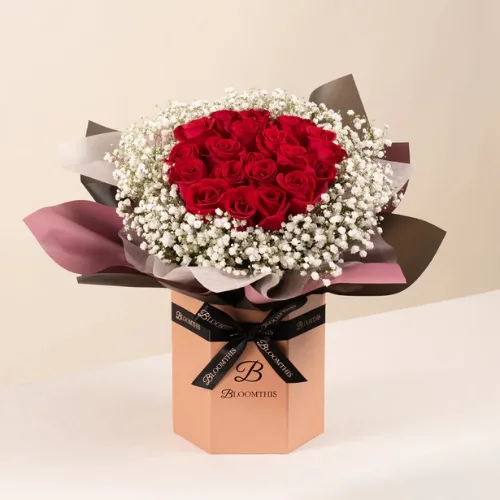 Valentine’s Day Red Rose Box