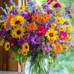 Vibrant Mixed Wildflowers